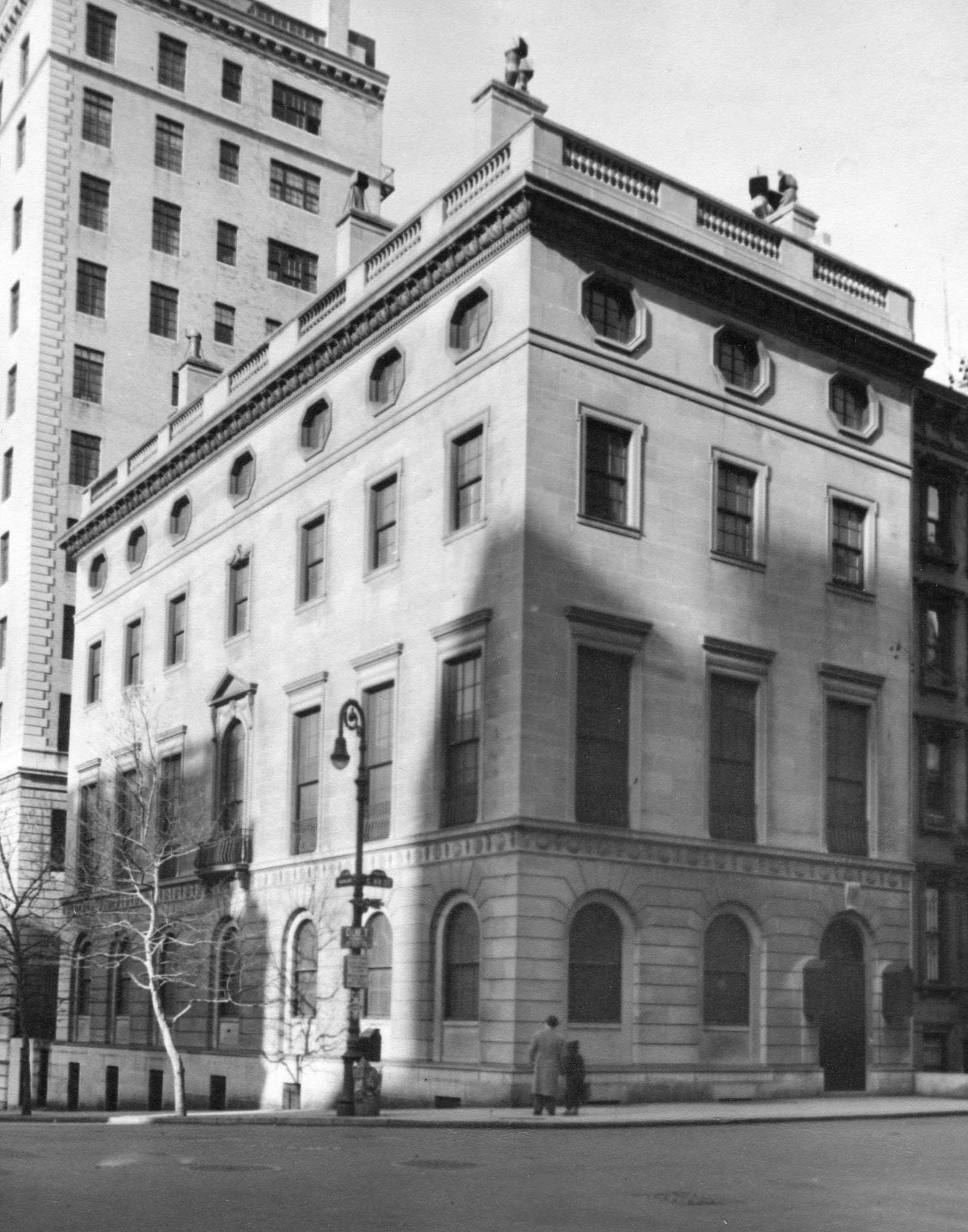 Harold Pratt House opens as CFR headquarters on 68th Street and Park Avenue in New York, NY